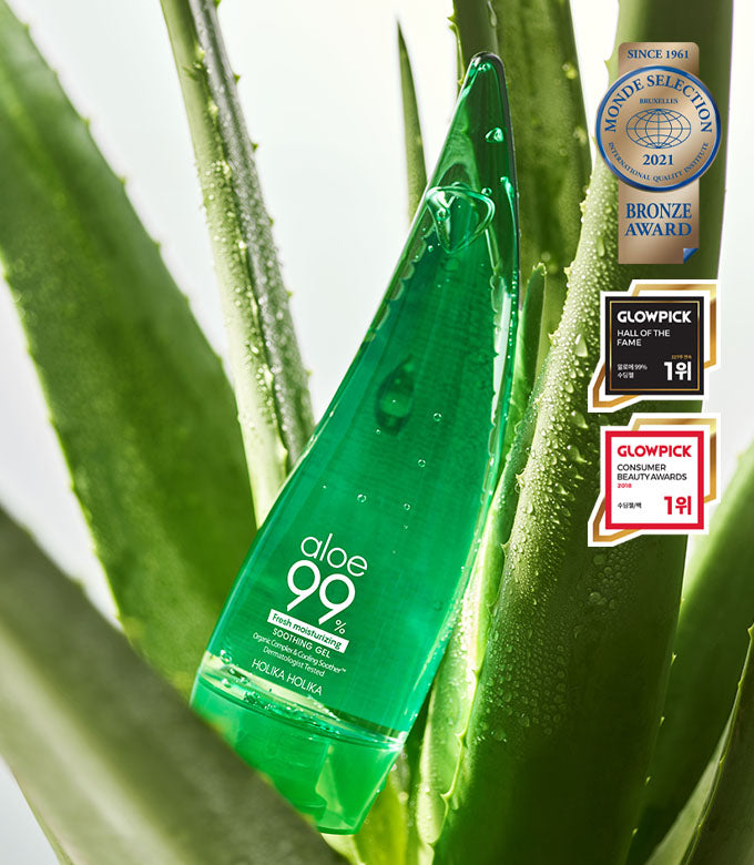 Aloe 99% Soothing Gel (Fresh Moisturizing) 8.5 Ounce/250ml No Sticky 99% Aloe Vera Sunburn Relief - Moisturizing, Fast Absorbing for Face, Skin, Body&Hair
