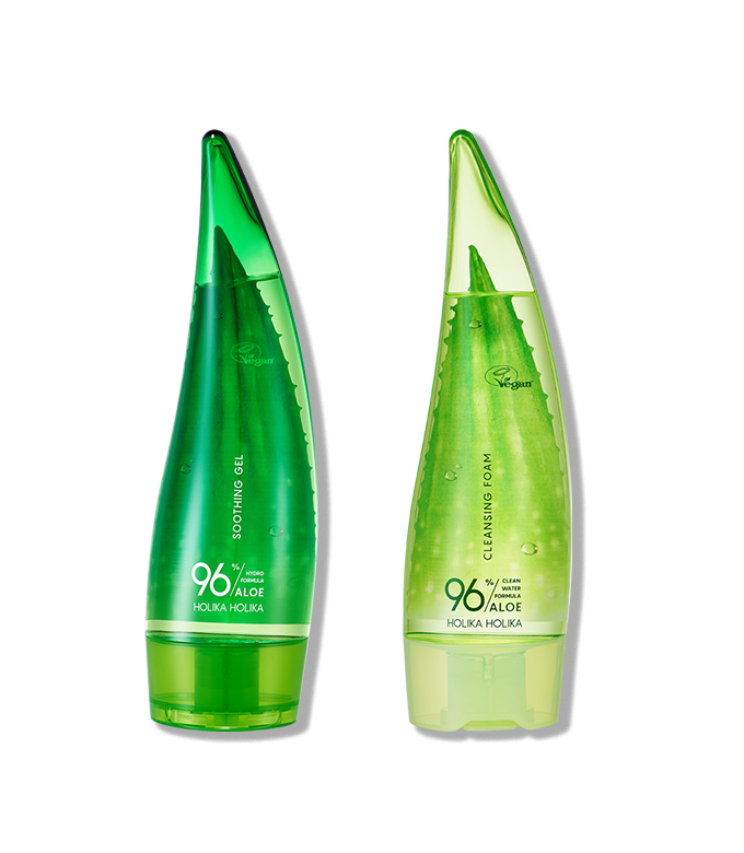 Aloe Soothing Gel + Cleansing Foam [Mini] 1