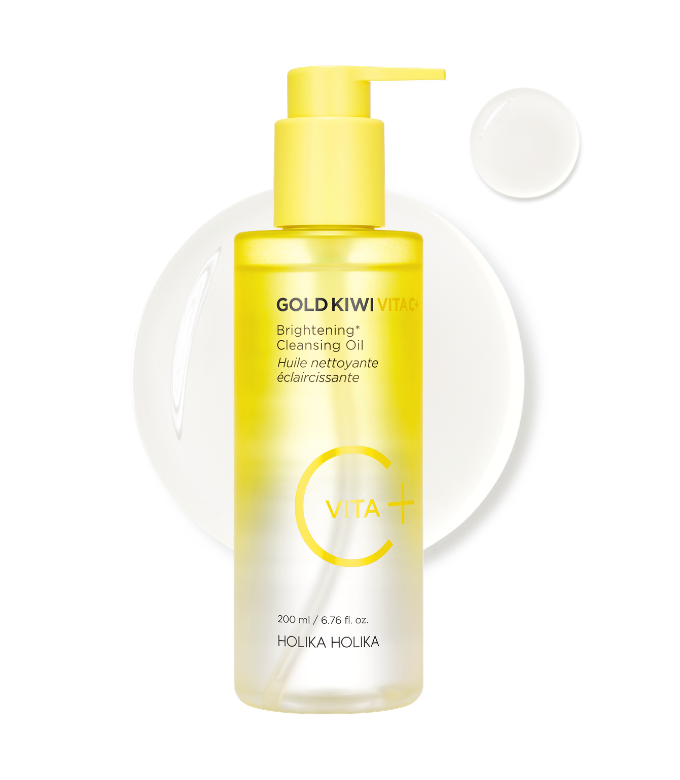 Gold Kiwi Vita C Plus Brightening Cleansing Oil - Makeup Remover for Radiant Glow & Dark Spots - 200ml (6.76 fl. oz.) 1