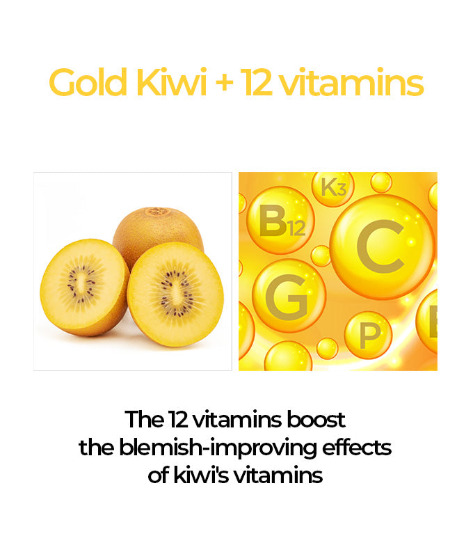 Gold Kiwi Vita C+ Toner Pads 80pcs