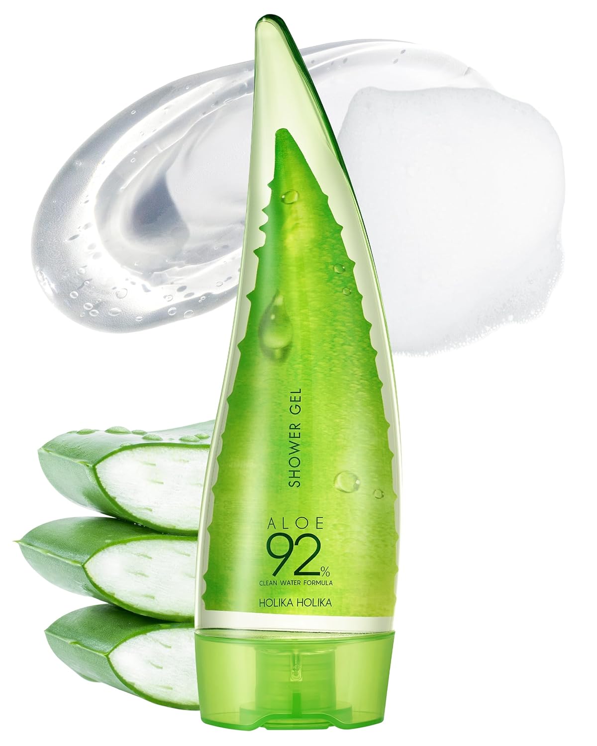Holika Holika Aloe 92% Shower Gel - 8.45 fl. oz. | Clean Water Formula
