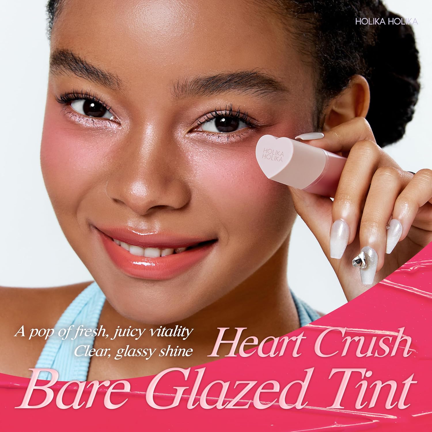 Holika Holika Heart Crush Bare Glazed Tint - Glossy Lip Stain