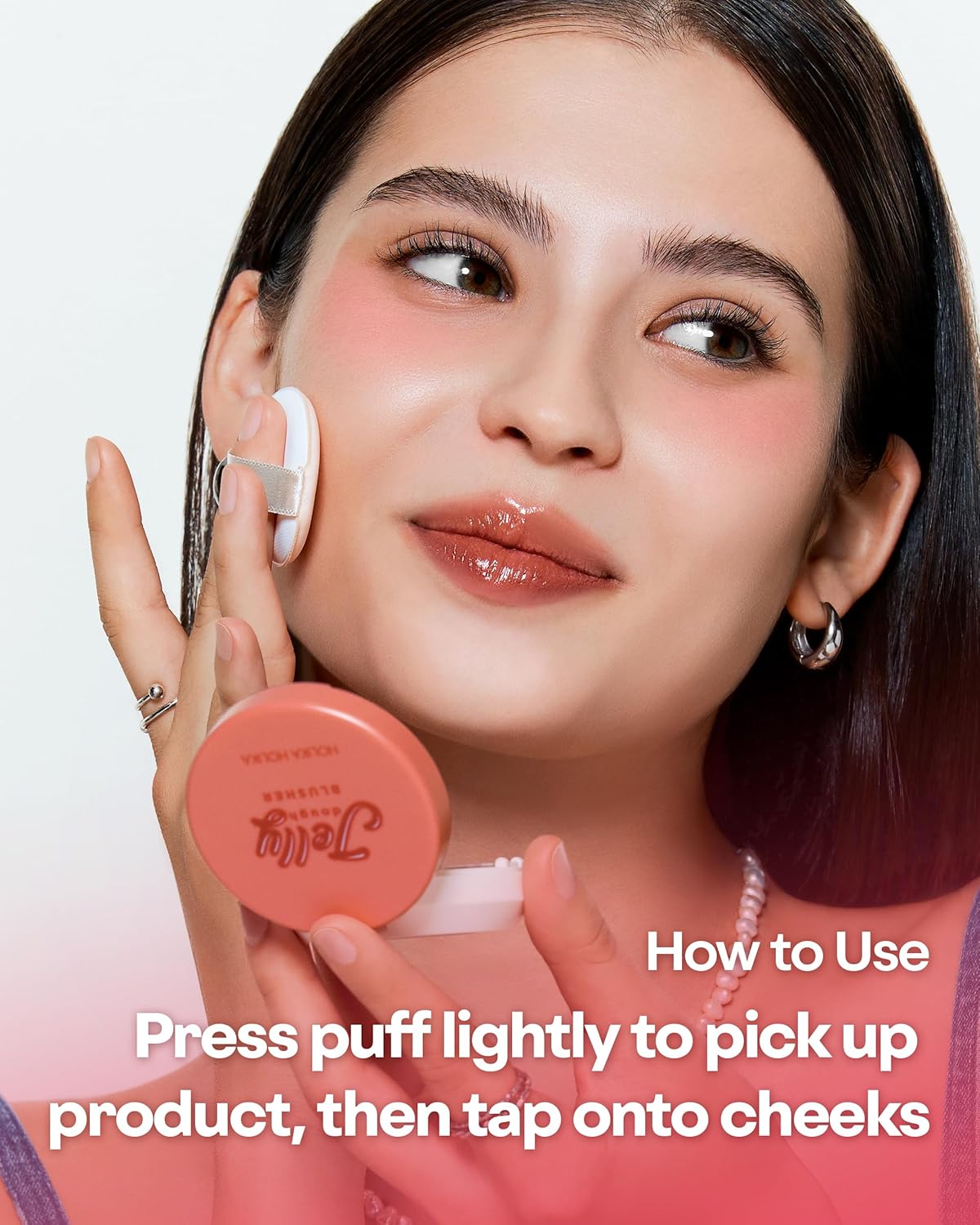 Jelly Dough Blusher – The Original Bouncy "Marshmallow" Cream-to-Powder Blush