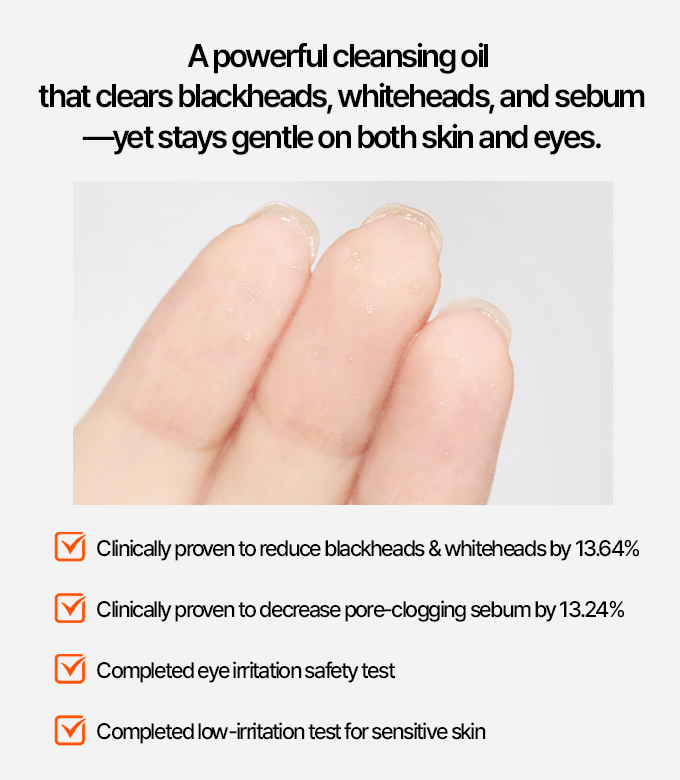 Clinfinite Black Salt and Charcoal Blackhead Deep Cleansing Oil 6.76 fl. oz