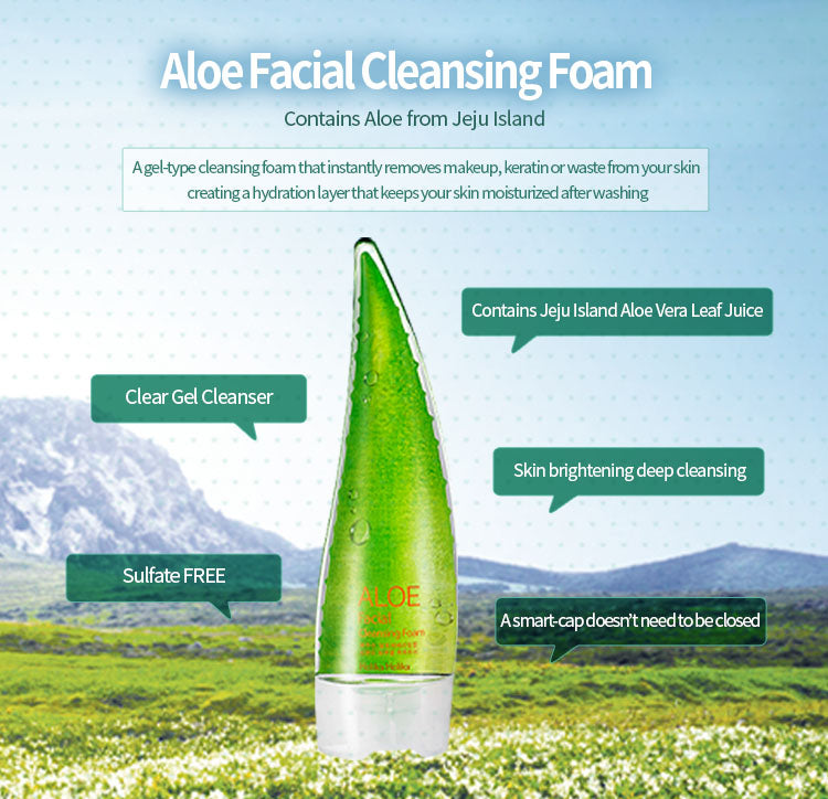 Aloe Facial Cleansing Foam 5.07 fl.oz