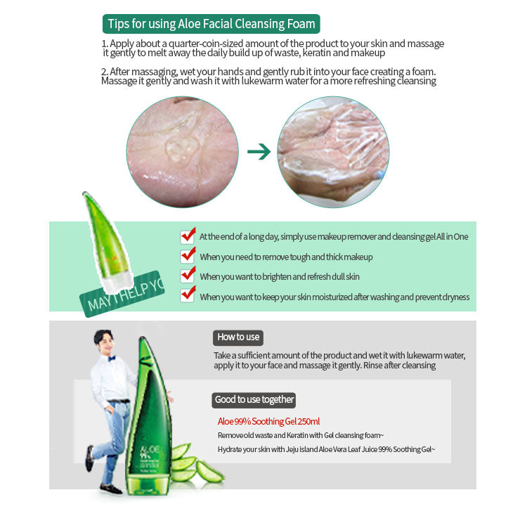 Aloe Facial Cleansing Foam