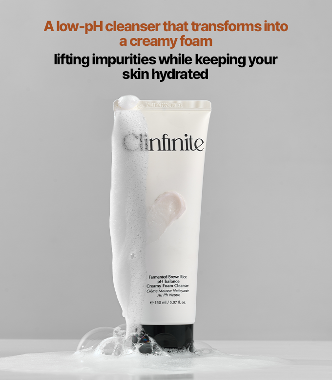Clinfinite Fermented Brown Rice pH balance Creamy Foam Cleanser 5.07 fl. oz