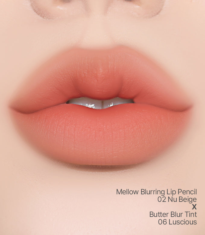 Lip combo ideas with mellow pencil and glossy tint for dimensional lips