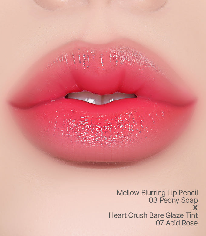 Lip combo ideas with mellow pencil and glossy tint for dimensional lips