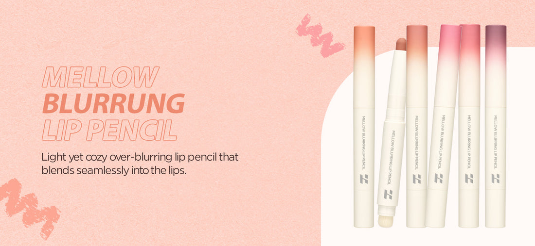 Mellow Blurring Lip Pencil with 6mm soft tip for natural overlining and smooth fill