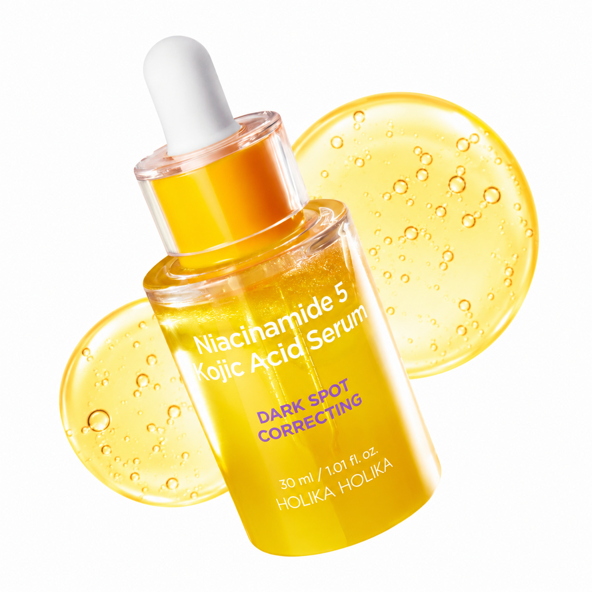 Niacinamide 5 Kojic Acid Serum 1.01 fl oz – Capsule Serum with Niacinamide, Kojic Acid & Vitamin C, Fragrance-Free & Dye-Free Formula for Smooth-Looking Skin, K-Beauty